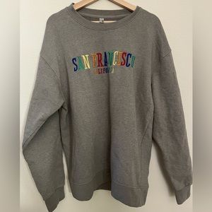 San Francisco California XL Crew Neck